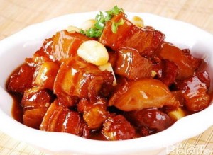 Shanghai popular food, braise in soy sauce meat