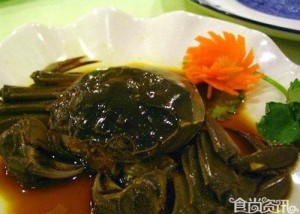 Shanghai popular cuisine: drunk crab