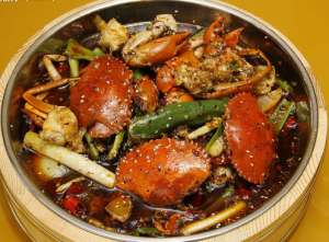 Delicious, nutritious spicy crab