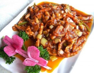 Representative Sichuan dishes: fish-flavored pork