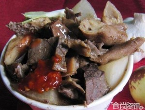 Guangzhou specialties : radish offal