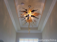 Modern Ceiling Hanging Decorative Hand Blown Art Murano Glass Chandeliers