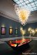 Luxury Large Gallery Art Blown Glass Chandelier Pendant Light