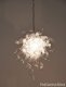 Crystal Clear Angle Hand Blown Glass Chandelier and Pendant Light Fixture